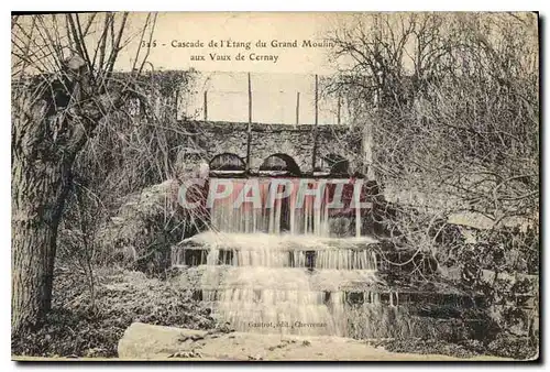 Ansichtskarte AK Cascade de l'Etang du Grand Moulin aux Vaux de Cernay