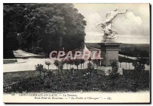 Cartes postales Saint Germain en Laye La Terrassse Rond Point du Rosarium La Feuille et l'Ouragan