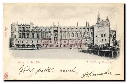 Cartes postales Saint Germain en Laye Chateau Grande Facade