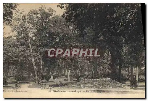 Cartes postales Saint Germain en Laye Le Jardin Anglais