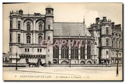 Cartes postales Saint Germain en Laye Le Chateau et la Chapelle