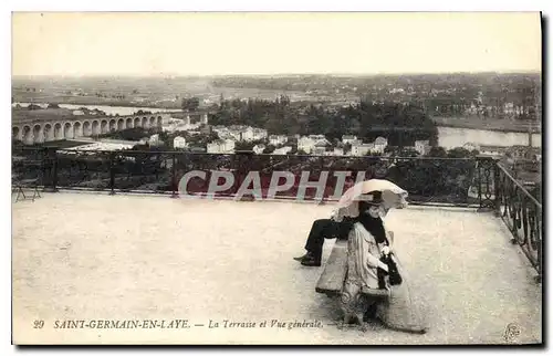 Cartes postales Saint Germain en Laye La Terrasse et Vue generale