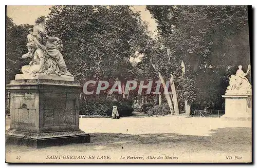 Cartes postales Saint Germain en Laye Le Partierre Allee des Statues