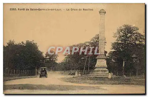 Cartes postales Saint Germain en Laye La Croix de Noailles Automobile