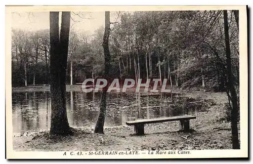 Cartes postales Saint Germain en Laye La Mare ayx Canes