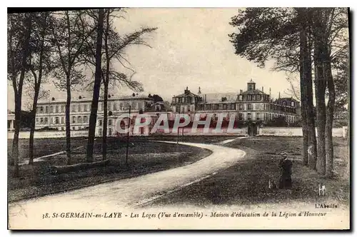 Cartes postales Saint Germain en Laye Le Loges Vue d'ensemble Maison d'education de la Legion d'Honneur