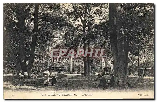 Cartes postales Saint Germain en Laye l'Entree