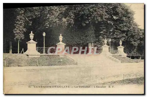 Cartes postales Saint Germain en Laye La Terrasse l'Escalier