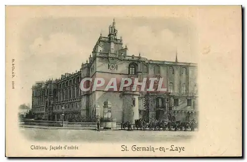 Cartes postales Saint Germain en Laye Chateau  facade d'entree