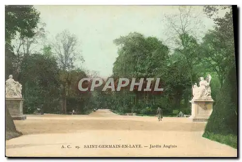 Cartes postales Saint Germain en Laye Jardin Anglais