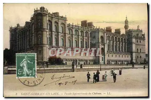 Ansichtskarte AK Saint Germain en Laye Facade Septentrionale du Chateau