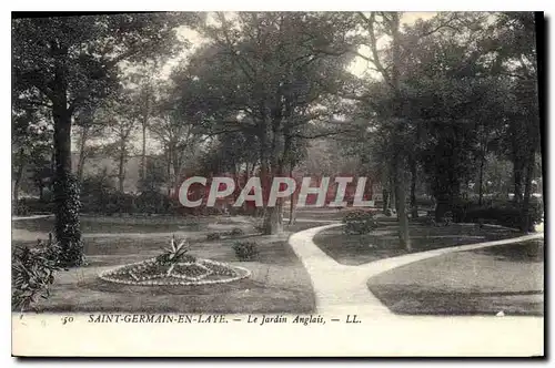 Cartes postales Saint Germain en Laye Le Jardin Anglais