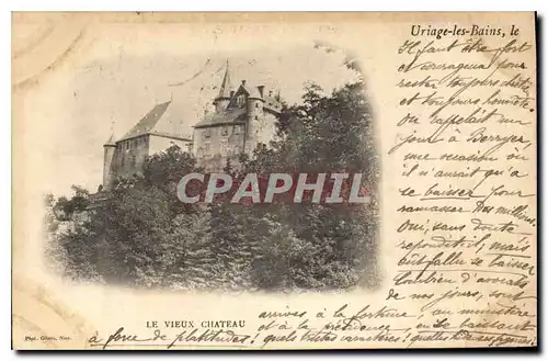 Cartes postales Le Vieux Chateau Uriage les Bains