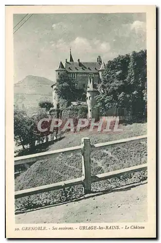 Ansichtskarte AK Grenoble Ses environs Uriage les Bains Le Chateau