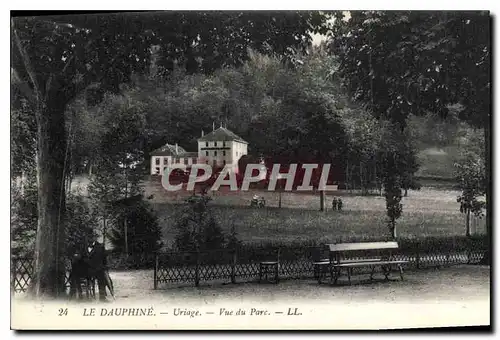 Ansichtskarte AK Le Dauphine Uriage Vue du Parc