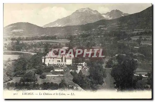 Cartes postales Uriage Le Chateau et le Colon