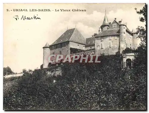 Cartes postales Uriage les Bains Le Vieux Chateau