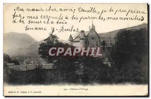 Cartes postales Chateau d'Uriage