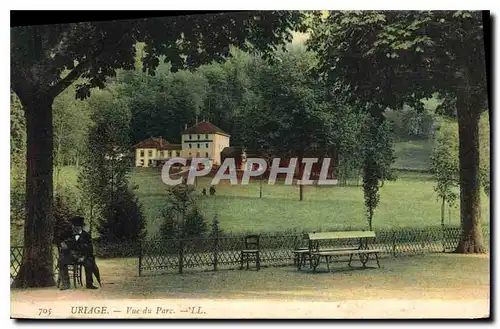 Cartes postales Uriage Vue du Parc