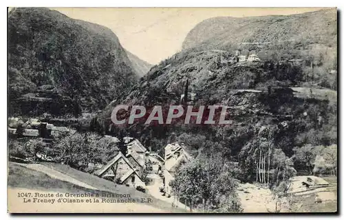 Cartes postales Route de Grenoble a Briancon Le Freney d'Oisans et la Romanche