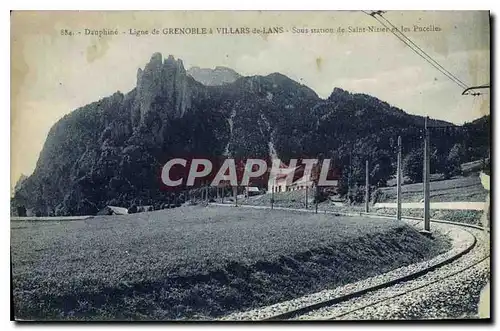 Ansichtskarte AK Dauphine Ligne de Grenoble a Villars de Lans