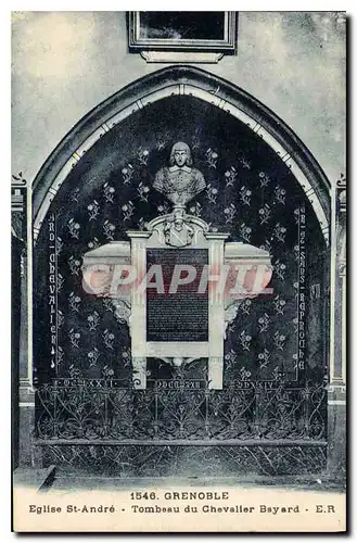 Cartes postales Grenoble Eglise St Andre Tombeau du Chevalier Bayard