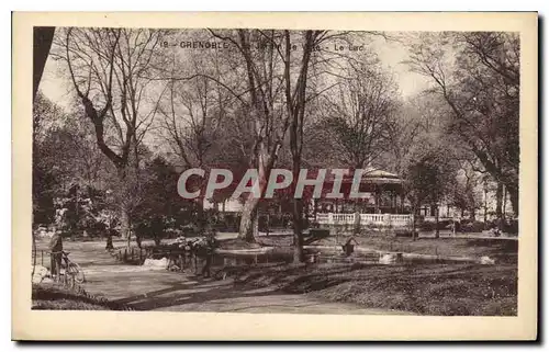 Cartes postales Grenoble Jardin de Ville le Lac