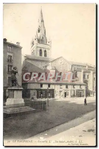 Cartes postales Le Dauphine Grenoble L'Eglise Saint Andre