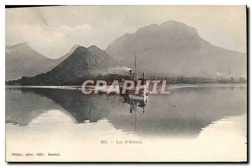 Cartes postales Lac d'Annecy Bateau