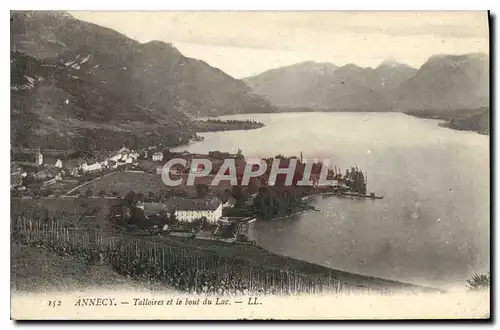 Ansichtskarte AK Annecy Talloires et le bout du Lac