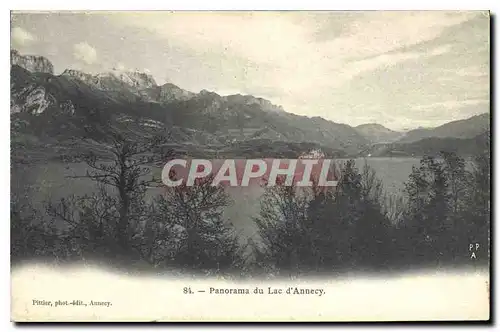 Cartes postales Panorama du Lac d'Annecy