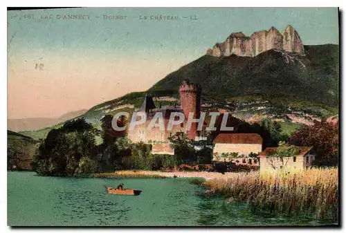 Cartes postales Lac d'Annecy Duingt le Chateau