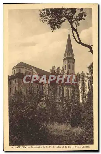 Cartes postales Annecy Sanctuaire de St F de Sales et de Ste J F de Chantal