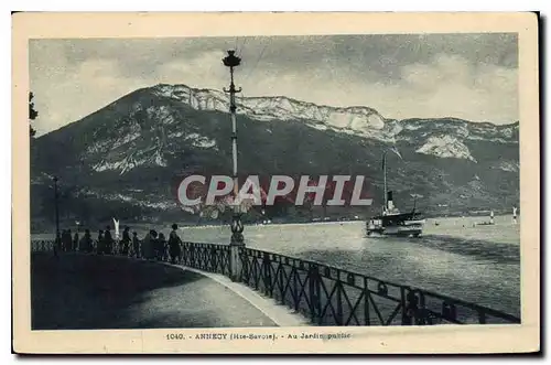 Cartes postales Annecy Hte Savoie Au Jardin public Bateau