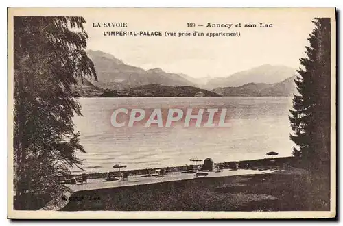 Cartes postales La Savoie Annecy et son Lac L'Imperial Palace