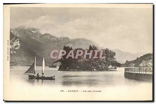 Cartes postales Annecy Ile des Cygnes