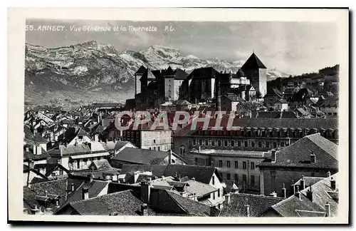 Cartes postales Annecy Vue generale et la Tournette