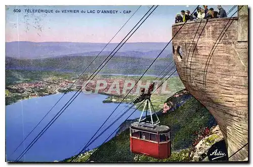 Cartes postales Teleferique de Veyrier du Lac d'Annecy