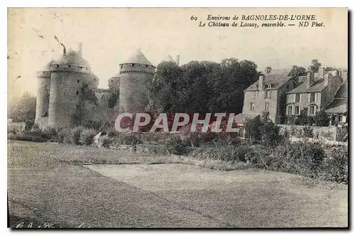 Cartes postales Environs de Bagnoles de l'Orne Chateau de Lassay Ensemble