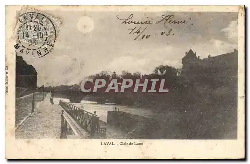 Cartes postales Laval Clair de Lune