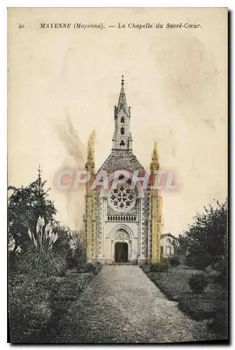 Ansichtskarte AK Mayenne Mayenne La chapelle du Sacre Coeur