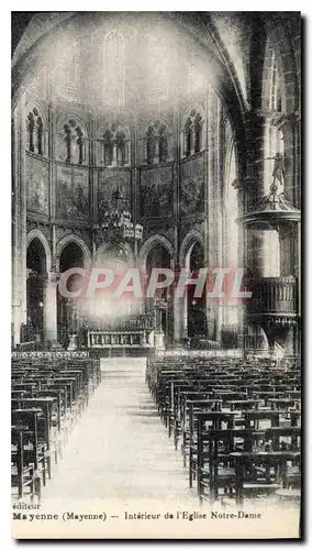 Cartes postales Mayenne Mayenne Interieur de l'Eglise Notre Dame