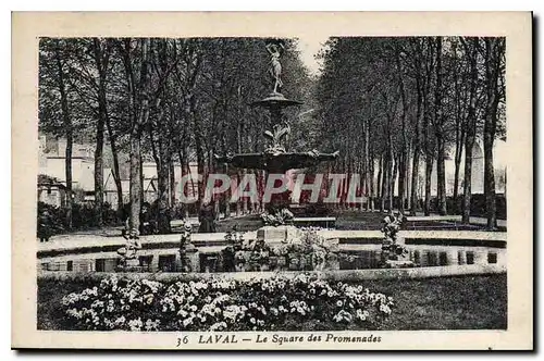 Cartes postales Laval le Square des Promenades