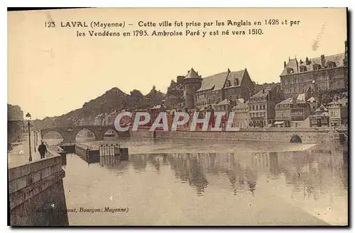 Ansichtskarte AK Laval Mayenne Cette Ville fut prise par les Anglais