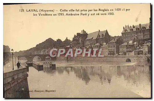 Cartes postales Laval Mayenne Cette Ville fut prise par les Anglais