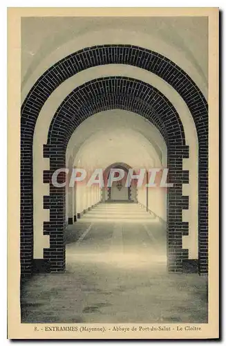 Cartes postales Entrammes Mayenne Abbaye de Port de Salut le Cloitre