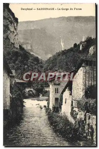 Cartes postales Dauphine Sassenage la Gorge du Furon