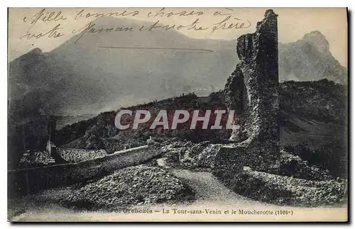 Ansichtskarte AK Environs de Grenoble la Tour Sans Venin et le Moucherotte