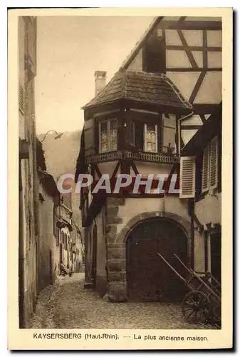 Cartes postales Kaysersberg Haut Rhin La plus ancienne maison