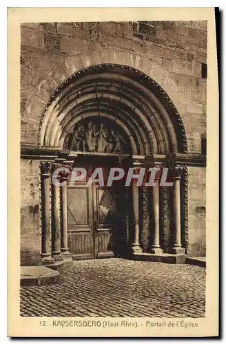 Cartes postales Kaysersberg Haut Rhin Portail de l'Eglise